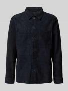 Marc O'Polo Regular Fit Wildlederjacke aus Ziegenvelours im Hemdjacken...