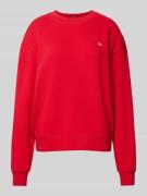 Tommy Hilfiger Sweatshirt mit Logo-Stitching in Rot, Größe XL