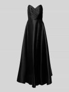 Unique Abendkleid mit tiefem Herz-Ausschnitt in Black, Größe 34