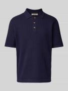 Only & Sons Regular Fit Poloshirt mit Lochstickerei Modell 'MOON' in M...