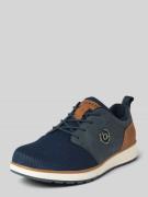 bugatti Sneaker mit Logo-Applikation Modell 'Artic' in Dunkelblau, Grö...