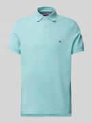 Tommy Hilfiger Regular Fit Poloshirt aus Baumwoll-Mix in Helltuerkis, ...