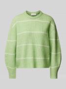 MSCH Copenhagen Loose Fit Strickpullover aus Leinen-Mix mit Alpaka-Ant...
