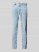 BOSS Straight Fit Jeans aus reiner Baumwolle Modell 'Re.Maine' in Hell...