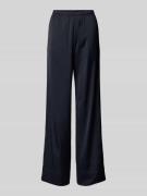 Marc O'Polo Regular Fit Satinhose aus Viskose mit weitem Bein in Marin...