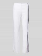 STEHMANN Regular Fit Hose mit Ziernähten Modell 'INA' in Weiss, Größe ...
