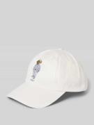 Polo Ralph Lauren Basecap mit Motiv-Stitching in Weiss, Größe 1