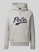 Polo Ralph Lauren Hoodie aus reiner Baumwolle in Mittelgrau, Größe L
