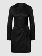Guess Knielanges Kleid mit Umlegekragen Modell 'ALYA' in Black, Größe ...