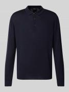 MAERZ Muenchen Strickpullover aus reiner Schurwolle in Marine, Größe 4...