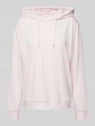 Guess Oversized Hoodie mit Tunnelzug Modell 'LUCIA' in Rosa, Größe M