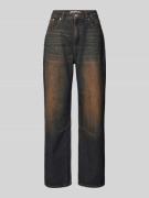Review Baggy Fit Jeans aus reiner Baumwolle in Dunkelblau, Größe 27