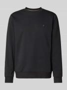 BOSS Sweatshirt mit Label-Badge Modell 'Sharpe' in Black, Größe L