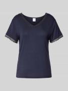 CCDK Copenhagen T-Shirt mit Spitzenbesatz Modell 'Jordan' in Blau, Grö...