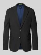 MCNEAL Slim Fit 2-Knopf-Sakko mit Pattentaschen in Black, Größe 46