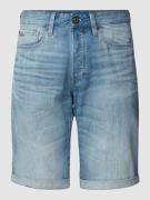 G-Star Raw Jeansbermudas mit Label-Patch in Jeansblau Melange, Größe 3...