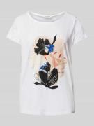 Marc O'Polo Regular Fit T-Shirt aus reiner Baumwolle in Weiss, Größe X...