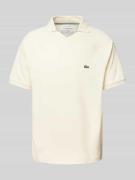 Lacoste Classic Fit Poloshirt mit Label-Stitching in Offwhite, Größe X...