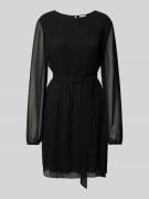 Vila Knielanges Kleid mit Rundhalsausschnitt Modell 'DALIANA' in Black...