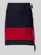 Lauren Ralph Lauren Bleistiftrock mit Fransen Modell 'NARJISS' in Dunk...