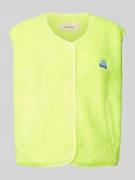 American Vintage Weste aus Fleece mit Label-Patch Modell 'HOKTOWN' in ...