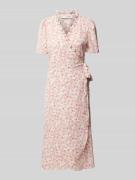 A-view Midi Wickelkleid Modell 'Peony' in Rosa, Größe 34