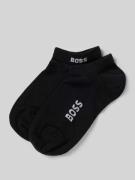 BOSS Sneakersocken mit Label-Detail im 2er-Pack in Black, Größe 35-38