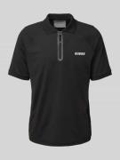 Guess Activewear Regular Fit Poloshirt mit Reißverschluss Modell 'JAIS...
