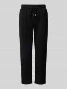 Christian Berg Woman Sweatpants mit Bundfalten in Black, Größe L