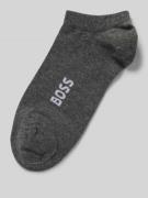 BOSS Sneaker-Socken mit Label-Detail im 2er-Pack in Mittelgrau, Größe ...