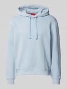 HUGO Oversized Hoodie mit Label-Detail Modell 'Dapo' in Sky, Größe L