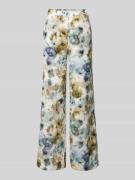 Raffaello Rossi Wide Leg Leinenhose mit Knopfverschluss Modell 'ALBENA...