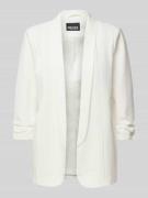 Pieces Blazer mit Schalkragen in Weiss, Größe L