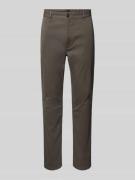 BOSS Orange Slim Fit Chino mit Gesäßtaschen in Beige, Größe 32/32