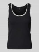 Vero Moda Slim Fit Tank Top mit Rundhalsausschnitt Modell 'VIOLA' in B...