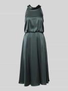 V by Vera Mont Cocktailkleid mit Neckholder in Anthrazit, Größe 34