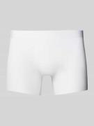 Hanro Boxershorts mit nahtlosen Abschlüssen in Weiss, Größe L