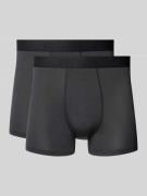 RAGMAN Boxershorts mit elastischem Label-Bund in Anthrazit, Größe L