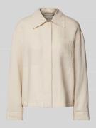 Marc O'Polo Regular Fit Overshirt aus Leinen-Viskose-Mix in Ecru, Größ...