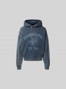 Dsquared2 Oversized Hoodie mit Label-Print in Bleu, Größe L