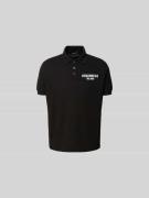 Dsquared2 Regular Fit Poloshirt aus Baumwolle in Black, Größe L