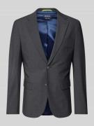 MCNEAL Slim Fit 2-Knopf-Sakko mit Pattentaschen in Anthrazit, Größe 52