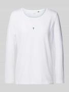 JOOP! Collection Pyjama-Oberteil mit Logo-Stitching in Weiss, Größe 36