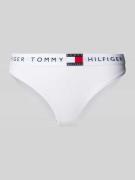 TOMMY HILFIGER Bikini-Hose mit elastischem Label-Bund Modell 'TH Herit...