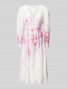 Forever New Tailliertes Abendkleid aus Lyocell-Mix mit Leinen-Anteil i...