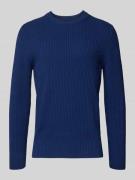 Marc O'Polo Regular Fit Strickpullover aus reiner Baumwolle mit markan...