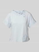 Marc Cain T-Shirt mit Eingrifftasche in Hellblau, Größe 34