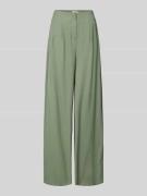 B.Young Wide Leg Stoffhose mit Bundfalten Modell 'DALANO' in Khaki, Gr...