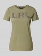 Lauren Ralph Lauren T-Shirt mit Label-Detail Modell 'KATLIN' in Oliv, ...