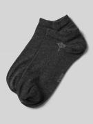 JOOP! Collection Socken mit Label-Print Modell 'Cornflower' in Anthraz...